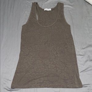Forever 21 Olive Patterned Tank Top